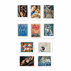 Set of 10 postcards 14 x 20 cm - Pioneers Artists in the Paris of the Roaring Twenties