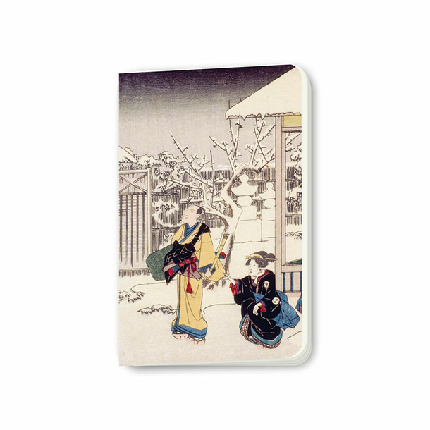 Carnet Utagawa Hiroshige - Série Le trésor des vassaux fidèles : Acte IX