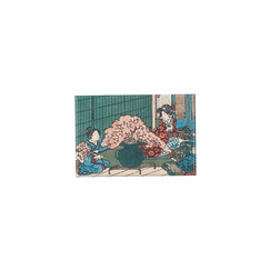 Magnet Utagawa Hiroshige - Série Le trésor des vassaux fidèles : Acte IV