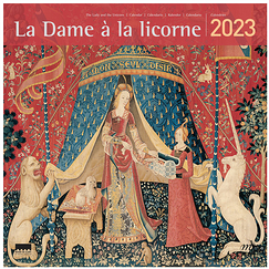 Calendrier 2023 La Dame à la Licorne - 30 x 30 cm
