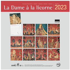 Calendrier 2023 La Dame à la Licorne - 30 x 30 cm