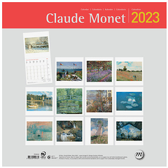 2023 Large Calendar - Claude Monet 30 x 30 cm