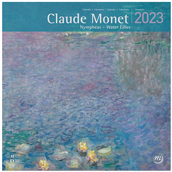 Calendrier 2023 Claude Monet / Nymphéas - 30 x 30 cm
