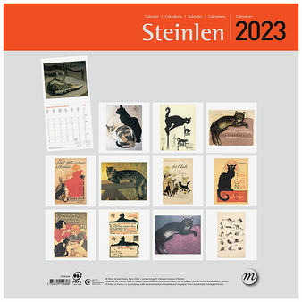Calendrier 2023 Steinlen - 30 x 30 cm