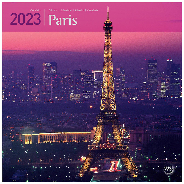 Paris Calendar 2023 2023 Large Calendar - Paris 30 X 30 Cm | Boutiques De Musées