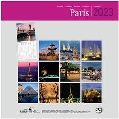2023 Large Calendar - Paris 30 x 30 cm
