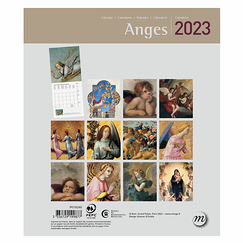 2023 Small Calendar - Angels 15 x 18 cm