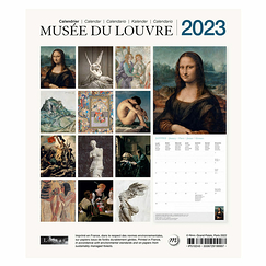 Calendrier 2023 Musée du Louvre - 15 x 18 cm