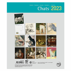 Calendrier 2023 Chats - 15 x 18 cm
