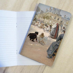 Small Notebook Albert Edelfelt - In the Luxembourg garden, 1887