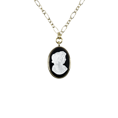 Necklace Cameo Flora