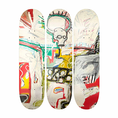 Skateboards Triptych Jean-Michel Basquiat - Untitled (Rotterdam), 1982 - The Skateroom