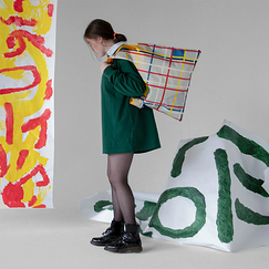 Sac Piet Mondrian - New York City 3 recyclé - 50 x 42cm - Loqi
