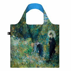 Pierre-Auguste Renoir Woman with a Parasol in a Garden Recycled Shopping Bag - 50 x 42cm - Loqi