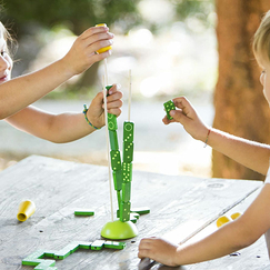 Jeu de société en bois - Dominos tulipes - Milaniwood