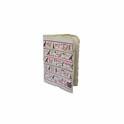 Notebook in parchment paper Hieroglyphs A6