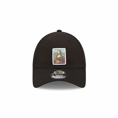 Adjustable Cap 9FORTY Patch Mona Lisa Black - New Era x Louvre