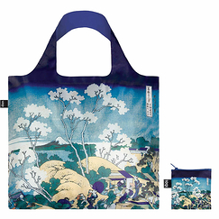 Recycled Bag Katsushika Hokusai - Fuji from Gotenyama - 50 x 42 cm - Loqi