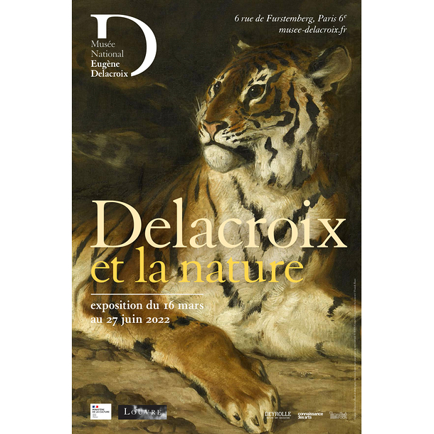Affiche de l'exposition - Delacroix et la nature - 40 x 60 cm