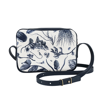 Blue Handbag Herbier du roi - Maison Baluchon