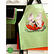 Tablier enfant en toile cirée Moomin Vert - 36 x 46 cm
