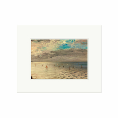 Reproduction Eugène Delacroix - The sea seen from the heights of Dieppe, around 1852-1858