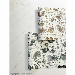 Papier peint intissé Herbier du roi - Vert - 270 x 53 cm - Maison Baluchon