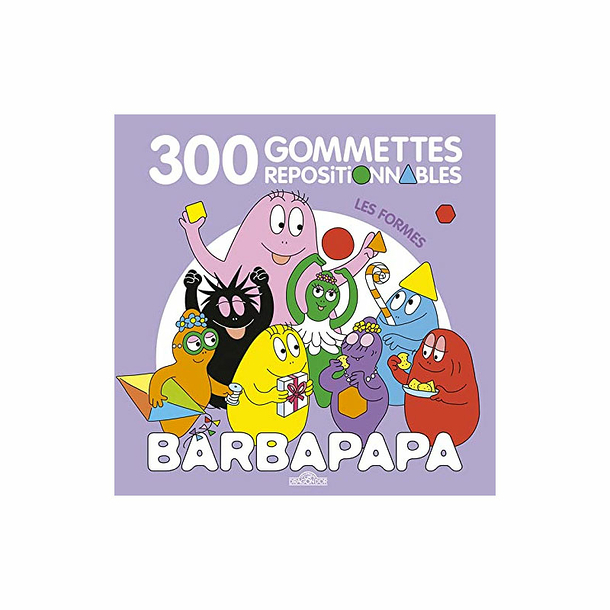 Barbapapa - 300 repositionable stickers - Shapes