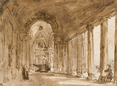 Portico of the Villa Albani