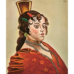 Portrait d'une danseuse espagnole