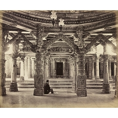 Mont Abu. Delwara, temple de Vimala Vasahi, 1870
