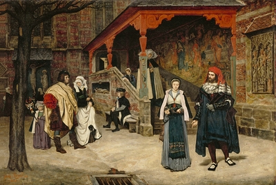 Rencontre de Faust et Marguerite, 1860