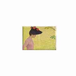 Magnet Aristide Maillol - Profil de femme, portrait de Mlle Faraill?, vers 1890