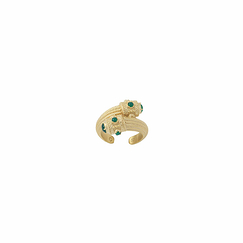 Ring Olympia - Green Agate - Collection Constance