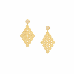 Boucles d'oreilles Maia - Quartz rose - Collection Constance