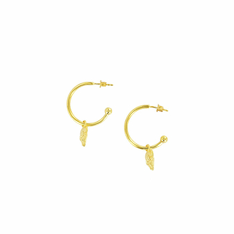 Creole earrings Ram of Amun