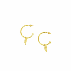 Creole earrings Ram of Amun