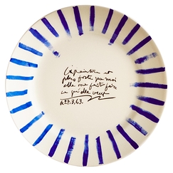 Earthenware Plate Pablo Picasso - La Peinture - ⌀ 27 cm