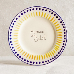 Assiette en faïence Pablo Picasso - Il neige au soleil - ⌀ 22 cm