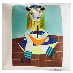 Cushion cover Pablo Picasso - Maya with boat, 1938 - 45 x 45 cm