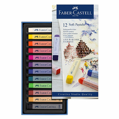 Box of 12 Soft Pastels - Faber-Castell