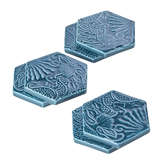 Set de 6 dessous de verre en céramique Gaudí