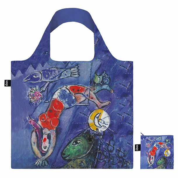 Sac recyclé Marc Chagall - Le cirque bleu - Loqi