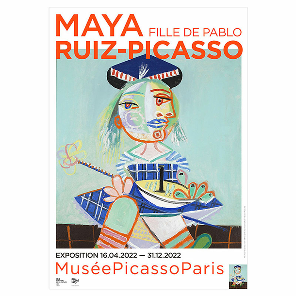 Exhibition Poster - Maya Ruiz-Picasso, daughter of Pablo - 40 x 60 cm