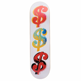 Skateboard Andy Warhol - Dollar sign (9) Solo A, 1982 - The Skateroom