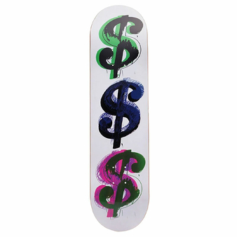 Skateboard Andy Warhol - Dollar sign (9) Solo B, 1982 - The Skateroom