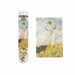 Micro Puzzle 150 pièces Claude Monet - Femme à l'Ombrelle tournée vers la gauche, 1886