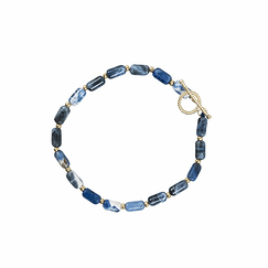 Bracelet antique avec pierres bleues