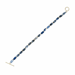 Bracelet antique avec pierres bleues