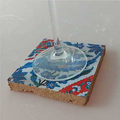 Terracotta Coaster Iznik